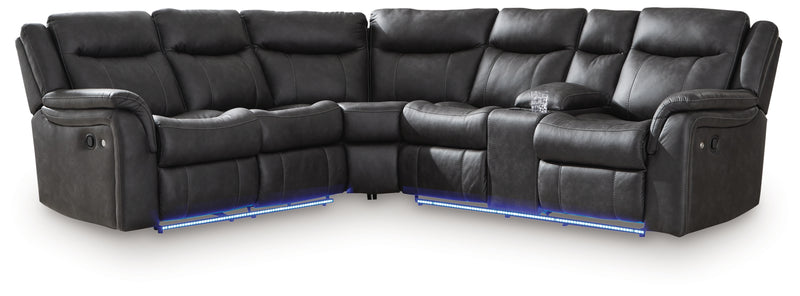 Seccional reclinable de 2 piezas Perarrygin
