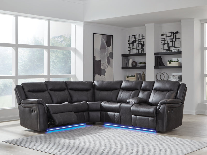 Seccional reclinable de 2 piezas Perarrygin