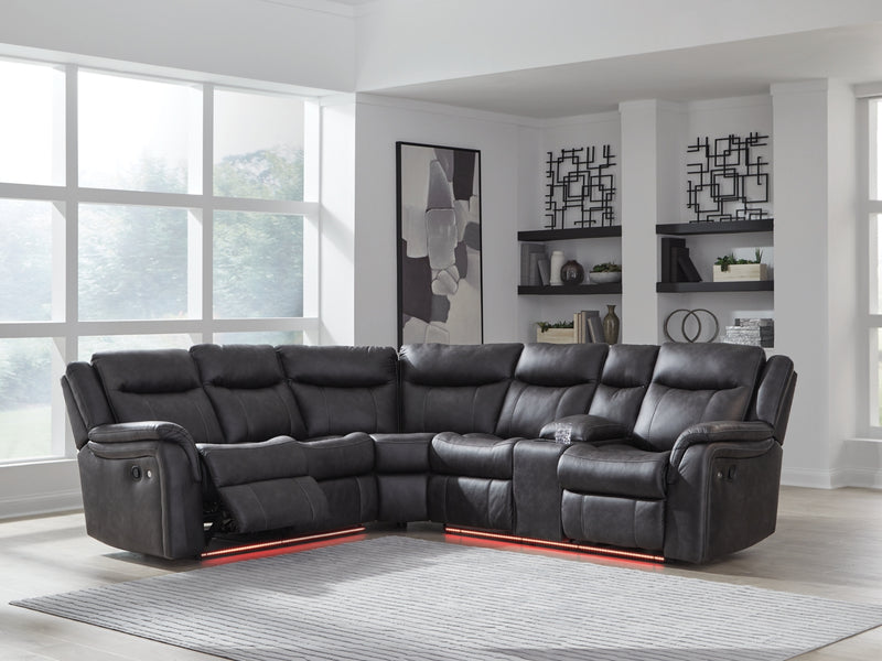 Seccional reclinable de 2 piezas Perarrygin