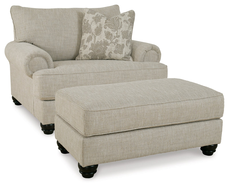 Sillón Asanti y otomana