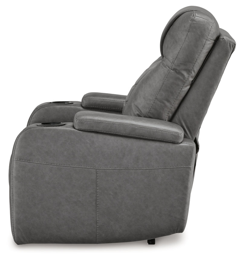 Sillón reclinable eléctrico Schooner Rocks con reposacabezas ajustable
