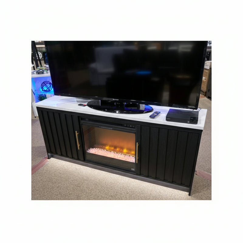 Cadmori XL TV Stand w/Fireplace Option