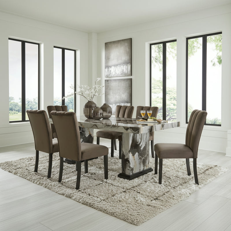 Jeshina Dining Table and 6 Chairs