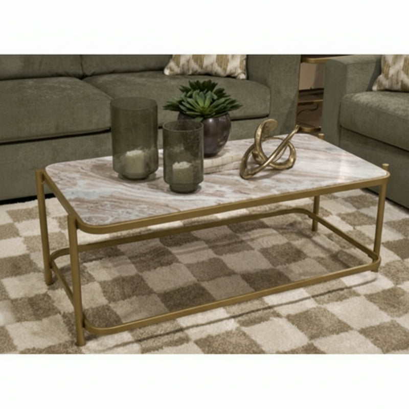 Manor Stone Rectangular Cocktail Table