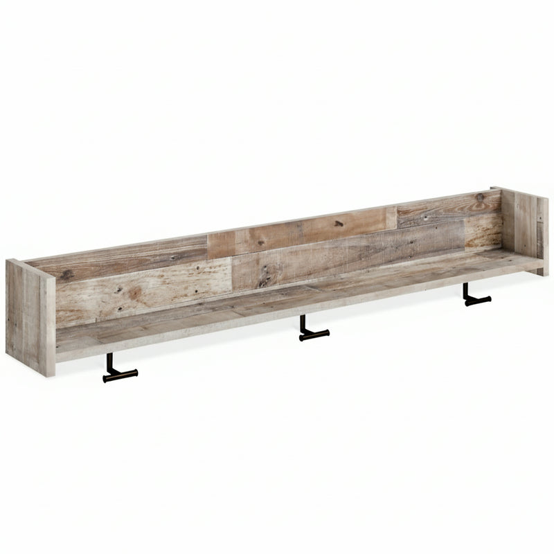 Colgador de pared Neilsville con estante