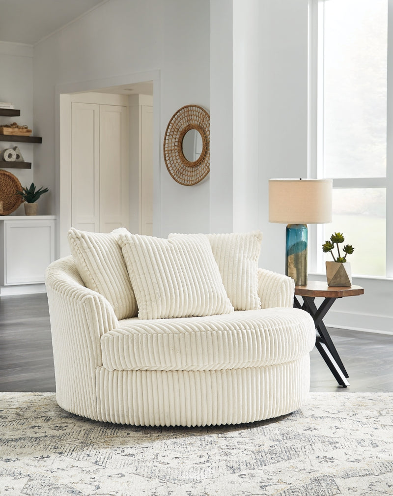Lindyn Oversized Swivel Accent Chair