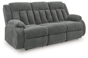 Greely Bend Reclining Power Sofa w/Drop Down Table
