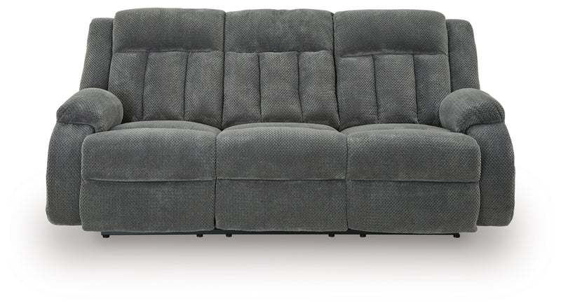Greely Bend Reclining Power Sofa w/Drop Down Table