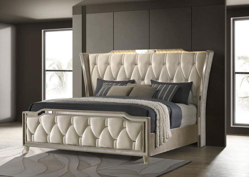 Lorient LED Upholstered Bed