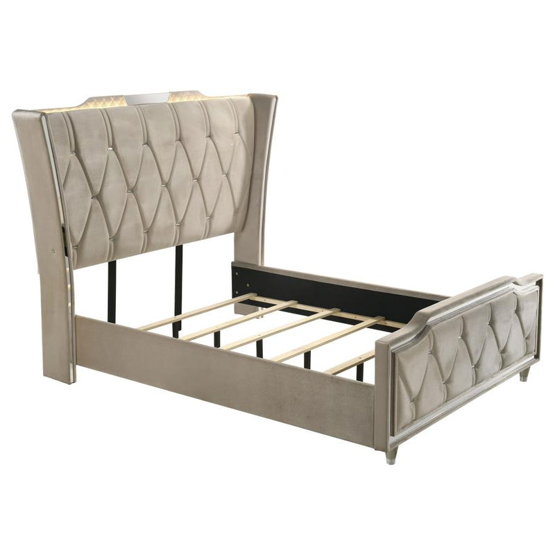 Lorient LED Upholstered Bed
