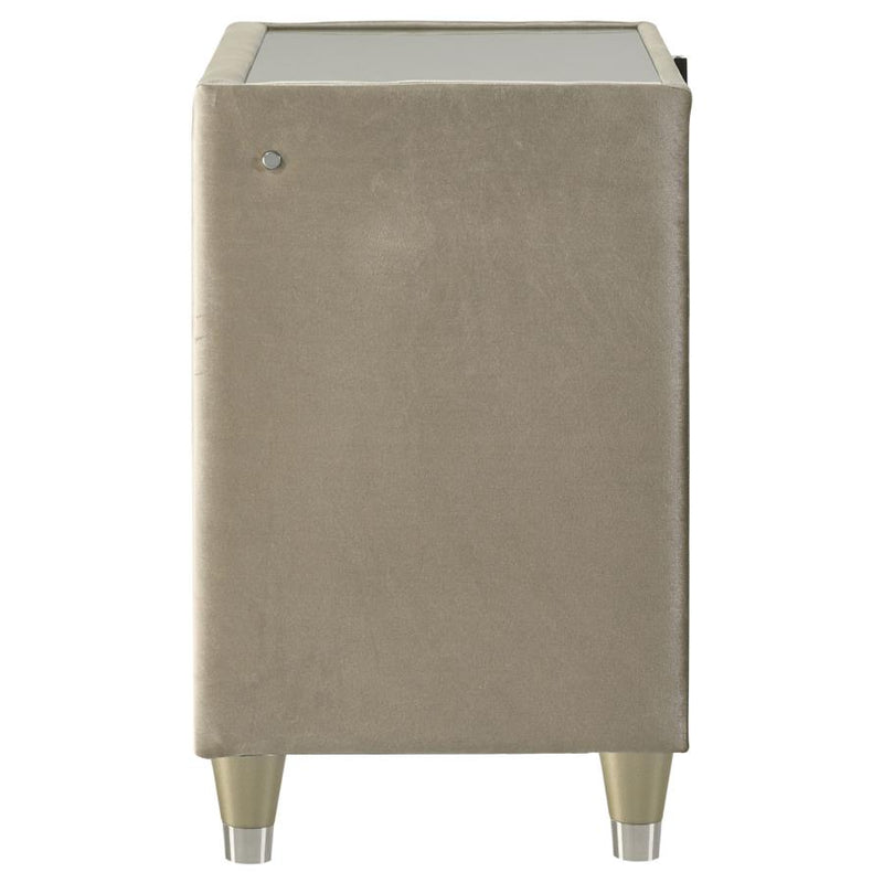 Lorient 2-drawer LED Nightstand with USB