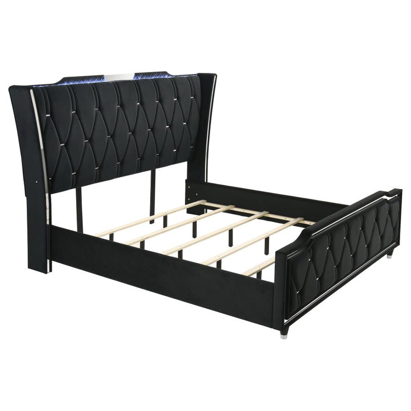 Lorient LED Upholstered Bed