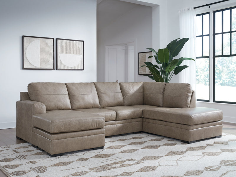 Seccional Amuleto de 2 piezas con chaise lounge