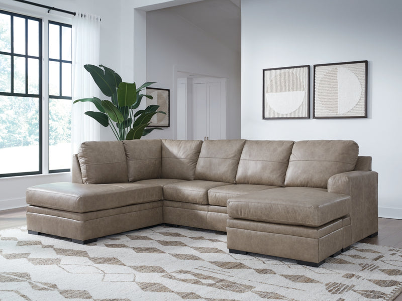 Seccional Amuleto de 2 piezas con chaise lounge
