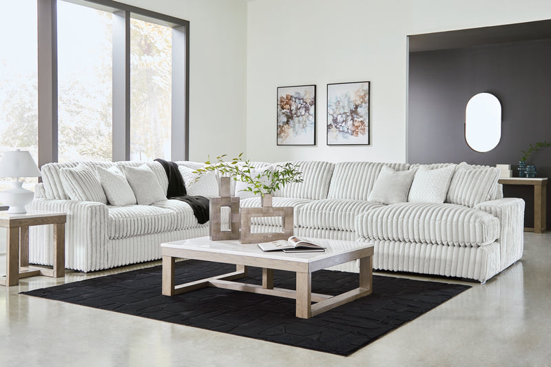 Seccional estupendo de 5 piezas con chaise longue