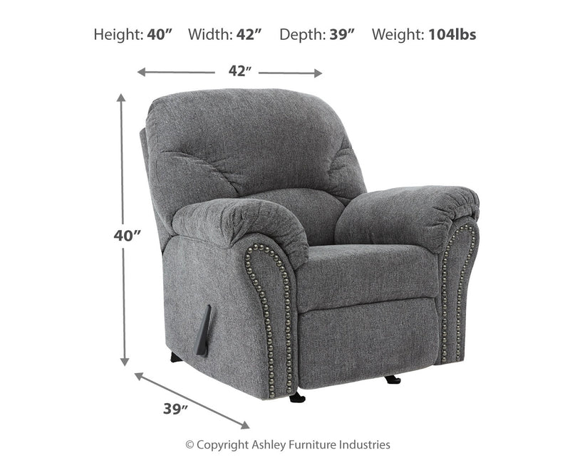 Sillón reclinable Allmaxx Rocker