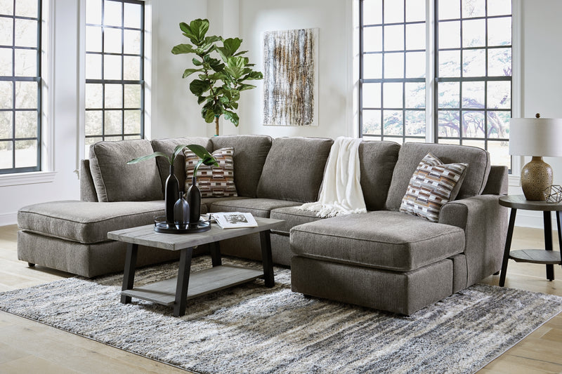 Sofá seccional de 2 piezas O'Phannon con chaise longue