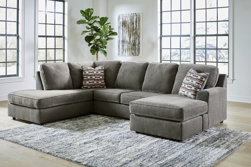 Sofá seccional de 2 piezas O'Phannon con chaise longue