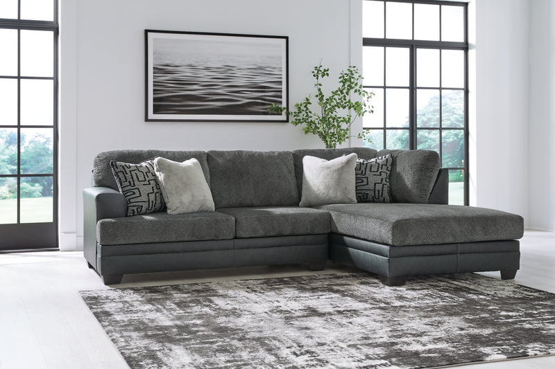 Sofá seccional de 2 piezas Brixley Pier con chaise longue
