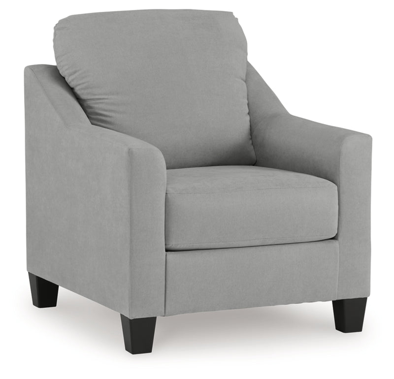 Sillón y otomana Adlai