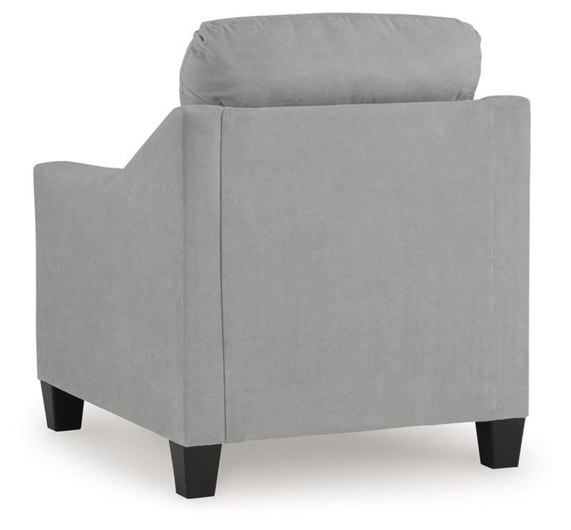 Sillón y otomana Adlai
