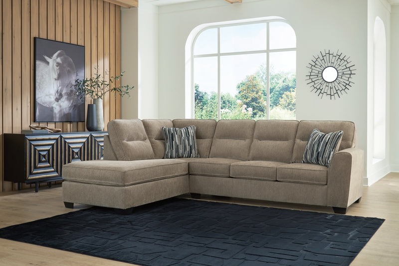 Seccional Olten de 2 piezas con chaise lounge