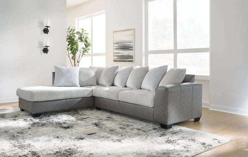 Seccional Clairette Court de 2 piezas con chaise lounge