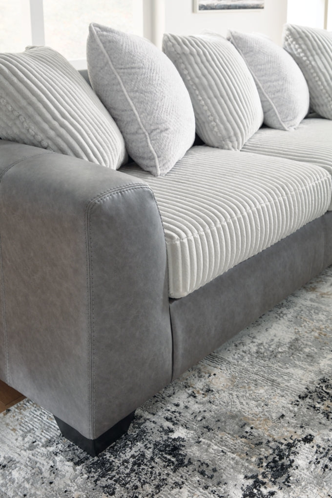 Seccional Clairette Court de 2 piezas con chaise lounge