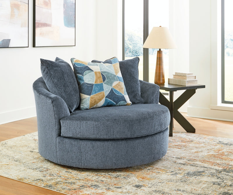 Sillón decorativo giratorio de gran tamaño Maxon Place