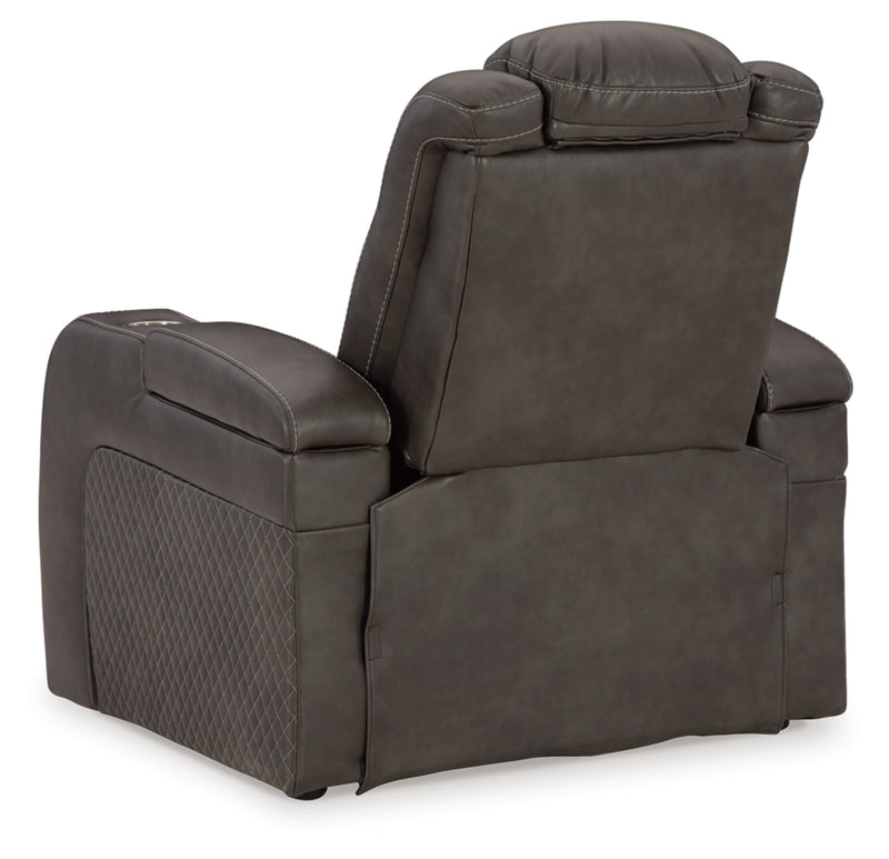 Fyne-Dyme Power Recliner/Adjustable Headrest