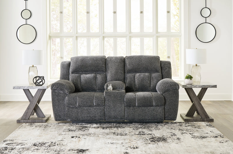 Frohn DBL Reclining Loveseat w/Console