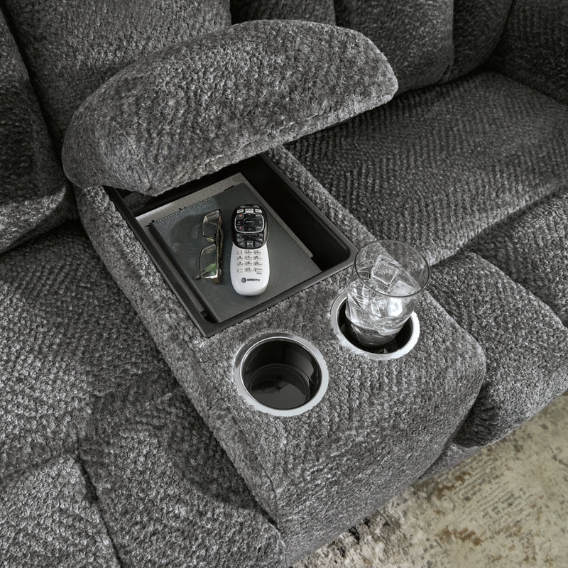 Frohn DBL Reclining Loveseat w/Console