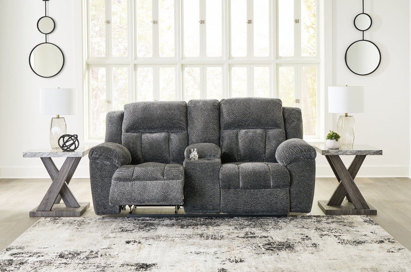 Frohn DBL Reclining Loveseat w/Console