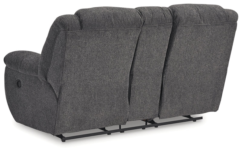 Foreside DBL Reclining Loveseat w/Console