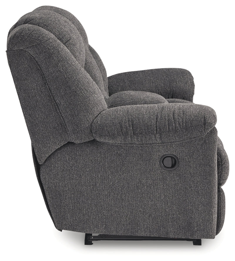Foreside DBL Reclining Loveseat w/Console