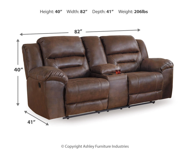 Stoneland DBL Reclining Loveseat