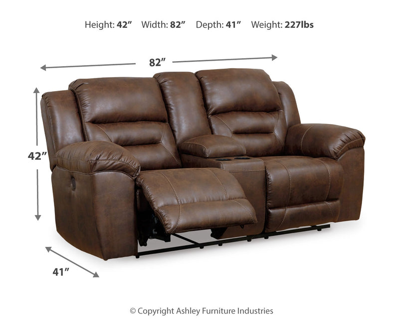 Stoneland DBL Reclining Loveseat