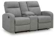 Moreau Place DBL Reclining Loveseat w/Console