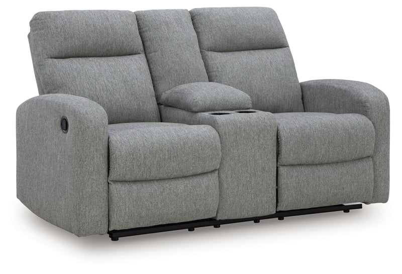 Moreau Place DBL Reclining Loveseat w/Console
