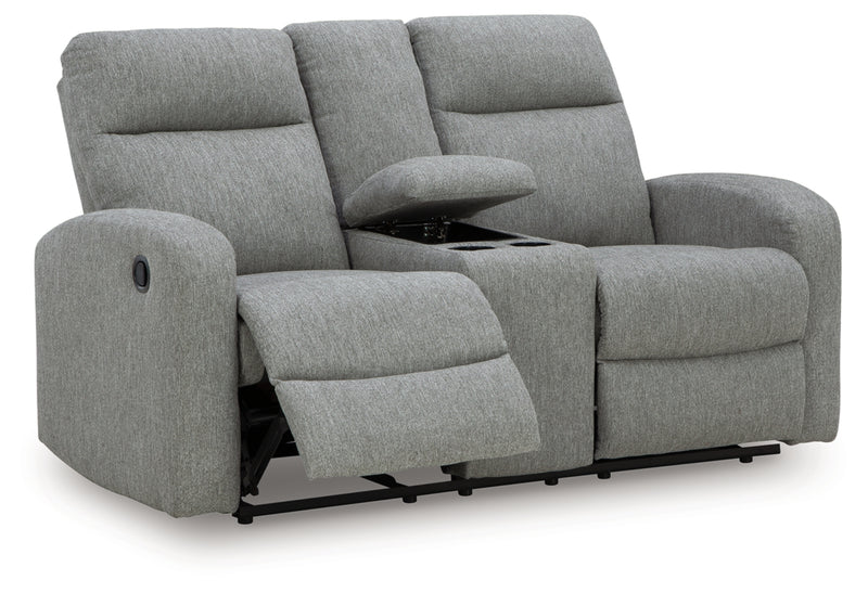 Moreau Place DBL Reclining Loveseat w/Console