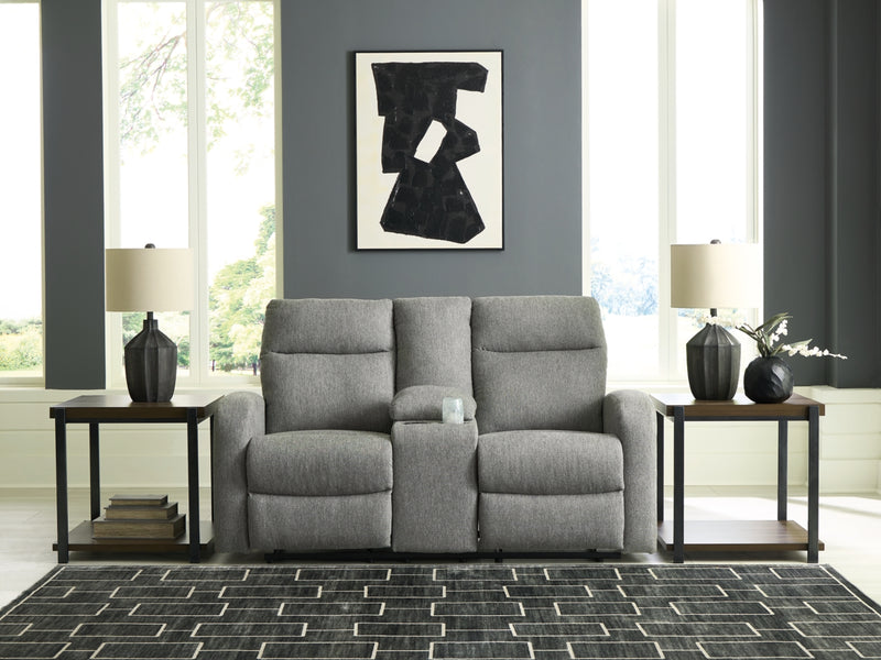 Moreau Place DBL Reclining Loveseat w/Console