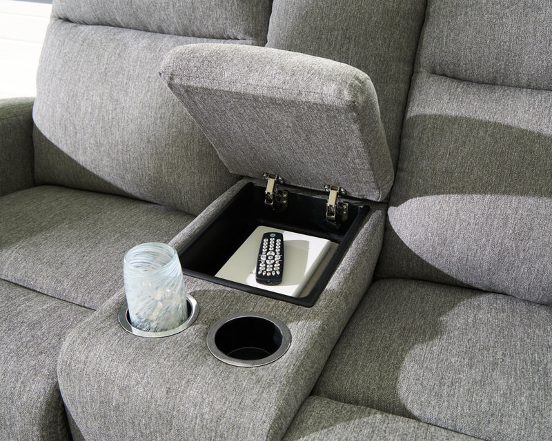 Moreau Place DBL Reclining Loveseat w/Console