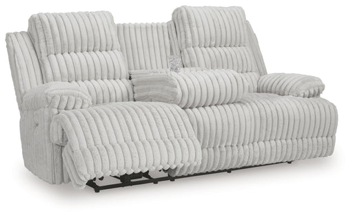 Technique Reclining Power Sofa w/Drop Down Table