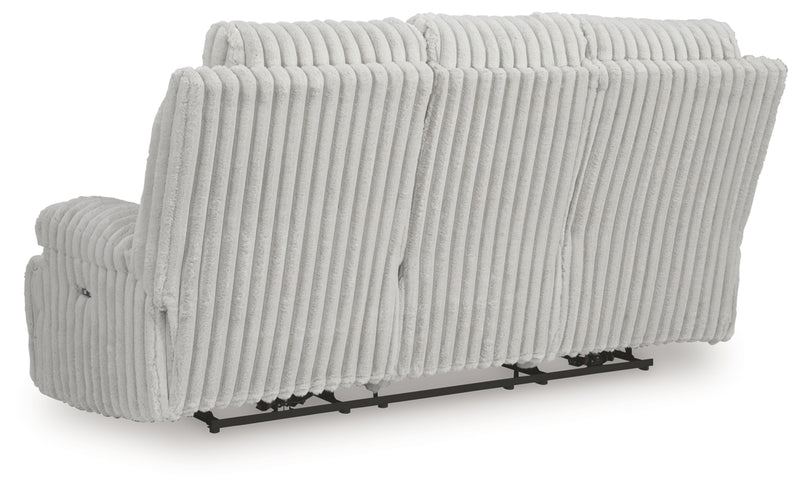 Technique Reclining Power Sofa w/Drop Down Table