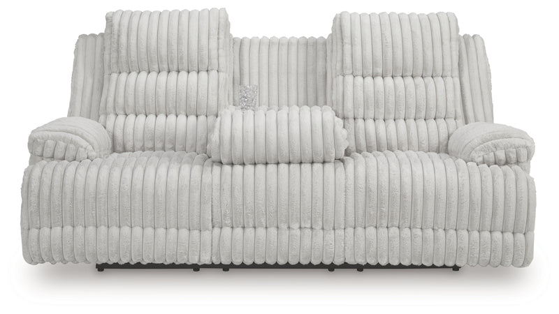 Technique Reclining Power Sofa w/Drop Down Table