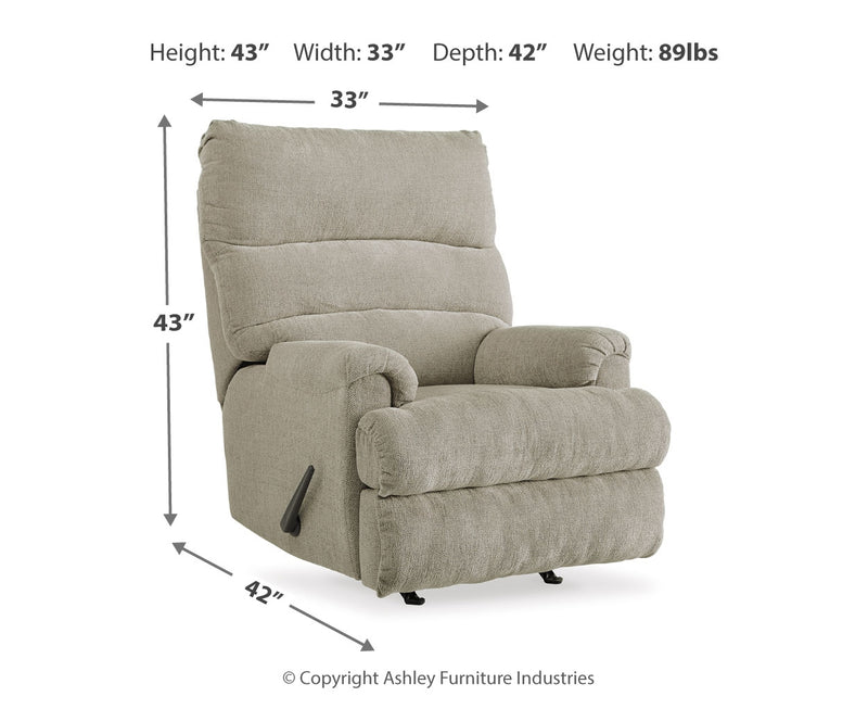 Mecedora reclinable Fort para hombre
