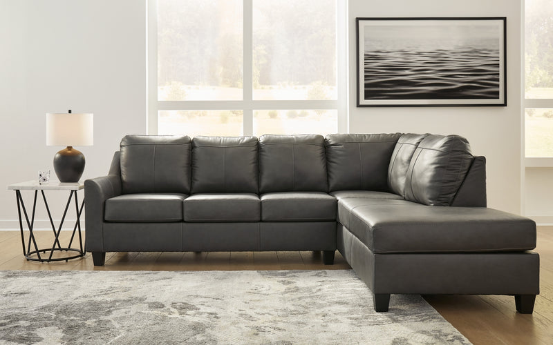 Seccional Valderno de 2 piezas con chaise lounge