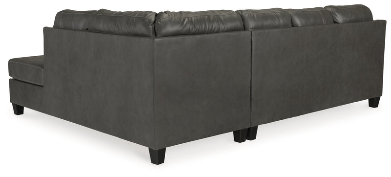 Seccional Valderno de 2 piezas con chaise lounge