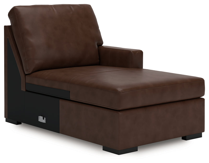 Sofá seccional moderno de 3 piezas con chaise longue