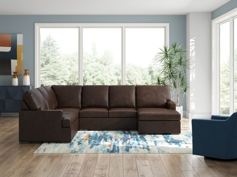 Sofá seccional moderno de 3 piezas con chaise longue